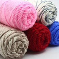 10 pcs lot natural soft cotton yarn super thick yarns for hand knitting laine a tricoter crochet yarn crochet yarn 100g pc