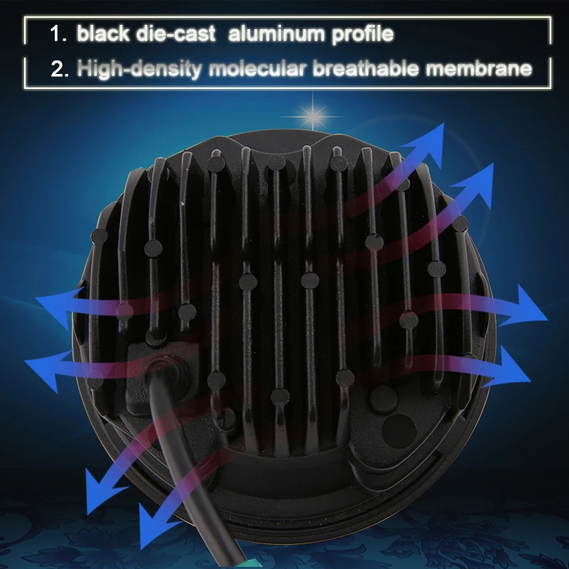 Хромированная 5 75 дюймовая светодиодная фара кольцо ореола белый глаз ангела для