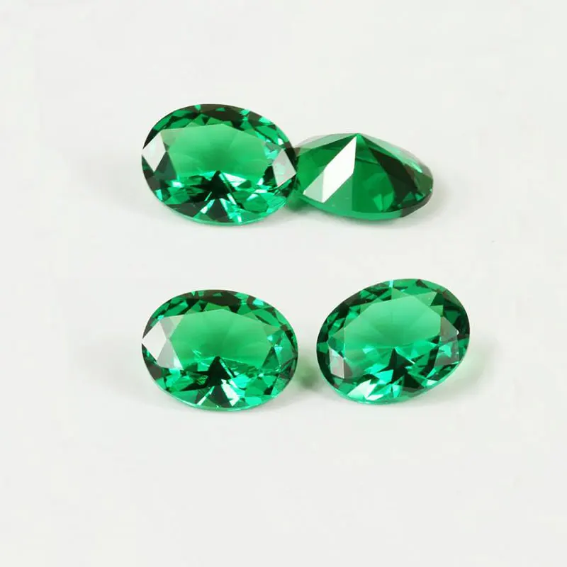 Овальный изумруд CSJ для серебряных монтажных колец ювелирных изделий|Кольца| |