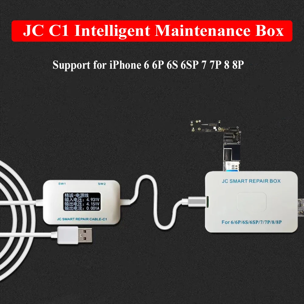 Профессиональный JC C1 умный ремонтный ящик для iPhone 6 6S 7 7P 8 материнская плата