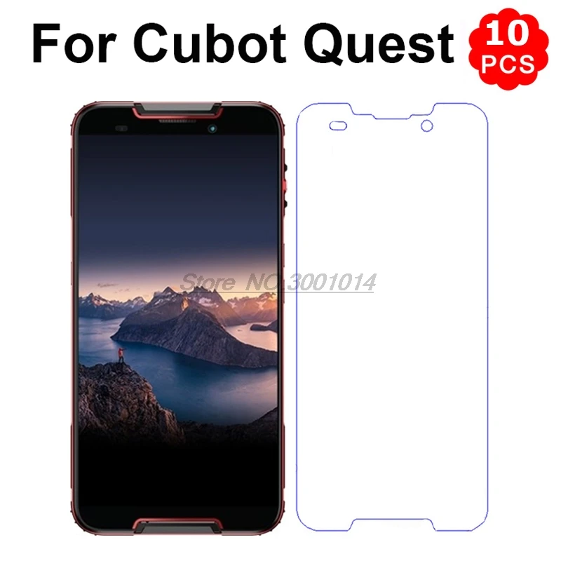 10 шт. закаленное стекло для Cubot Quest Защитное экрана 9 H смартфона Передняя ЖК-пленка