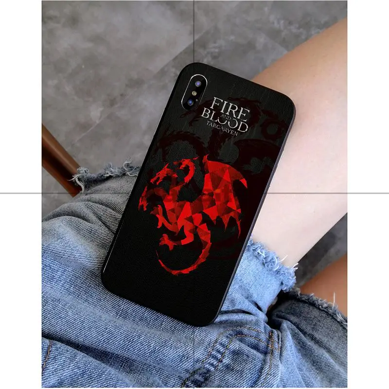 Babaite Игра престолов Новинка чехол для телефона Fundas чехол для iPhone X XS MAX 6 6S 7 7plus 8 8Plus 5 5S XR