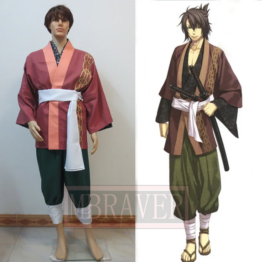Костюм для косплея Hakuouki Okita Souji любой размер