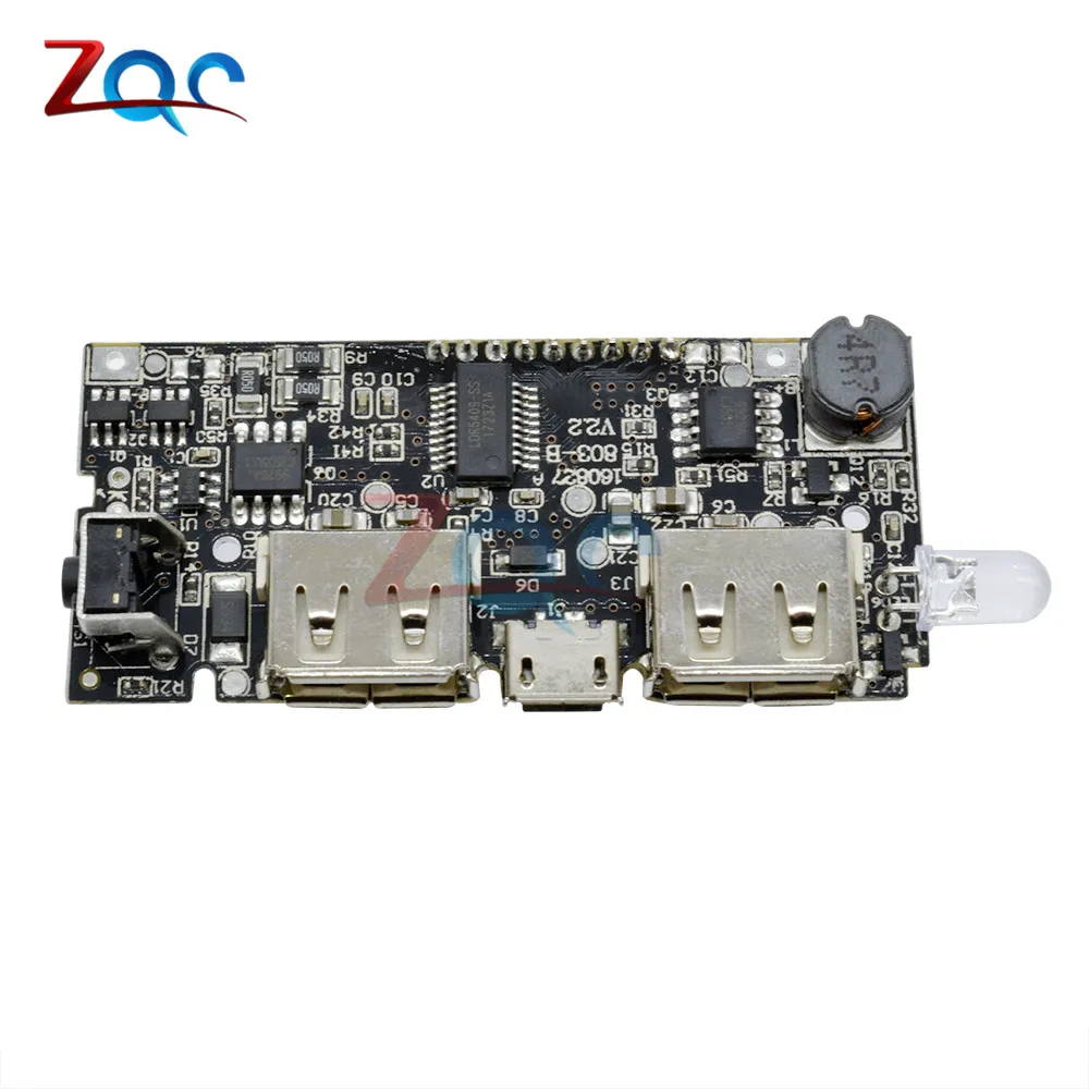 ЖК-дисплей Дисплей Dual USB 5V 1A 2.1A 18650 Литий Батарея Зарядное устройство защиты борту