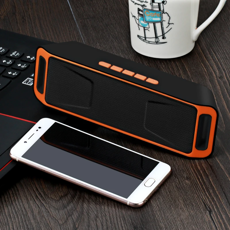 Портативный беспроводной Bluetooth Динамик High fidelity бас звук стерео сабвуфер двойной