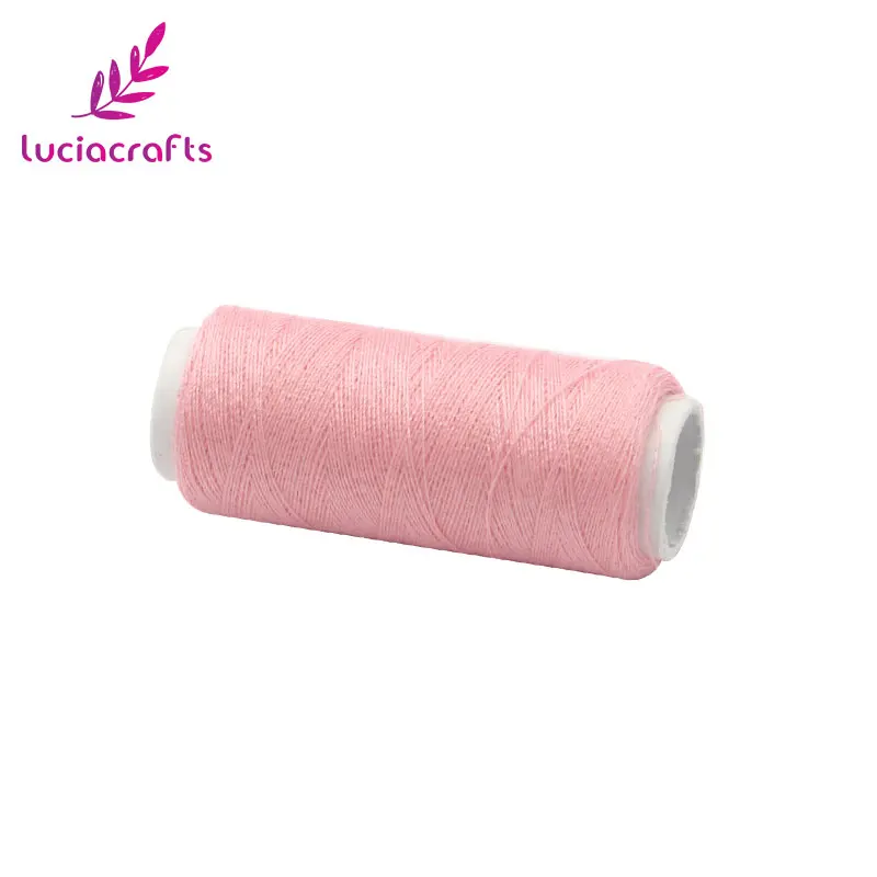 C24 Light Pink Lucia crafts 24 цвета 1 рулон/лот Вышивка Швейные нитки DIY Ручная машина швейная пряжа аксессуары для вязания W0804 - Цвет: C24 Light Pink