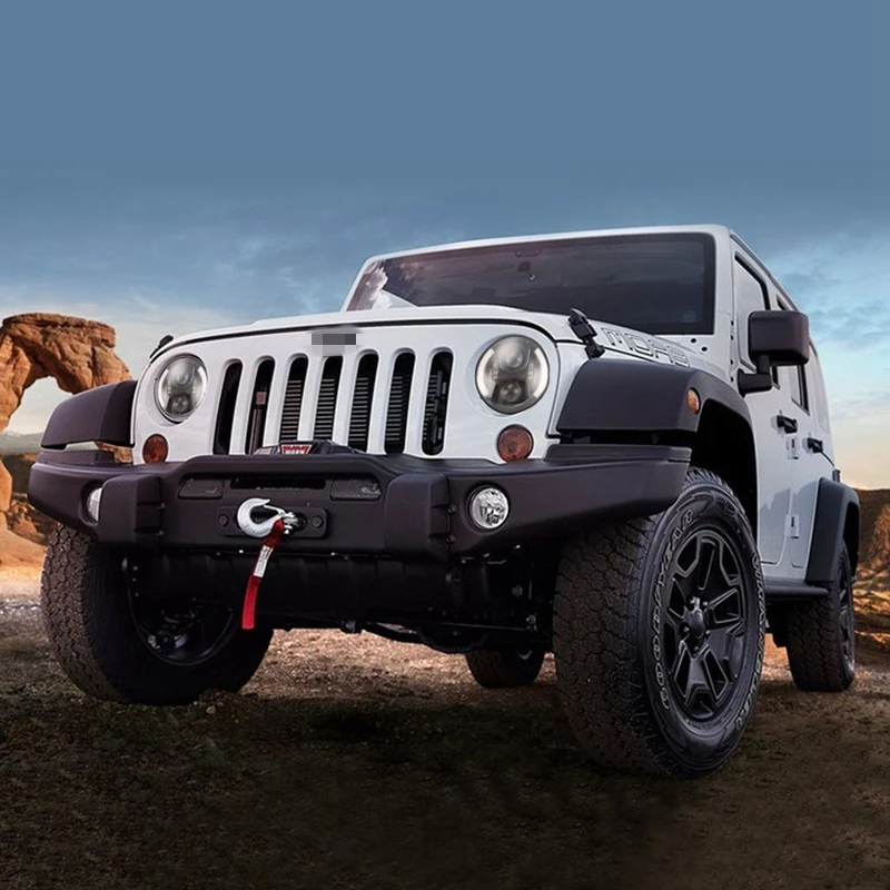 

TNOOG 7" LED Headlights Bulb with White Halo Ring DRL & Amber Turn Signal Lights for Jeep Wrangler JK LJ CJ Hummer UAZ Hunter