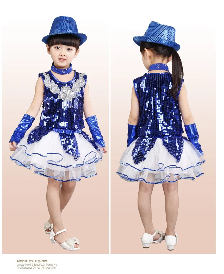 

61 children's stage princess princess dress, jazz dress, Latin Dancer