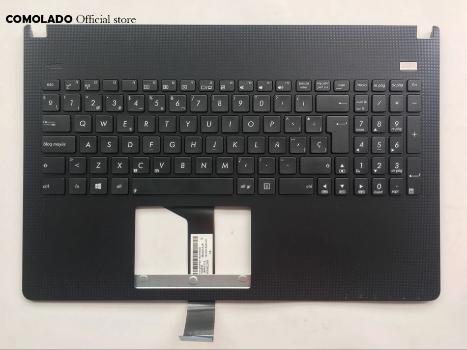 SP испанская клавиатура для ASUS X501 X501A X501U X501EI X501X X501XE черная с подставкой верхняя