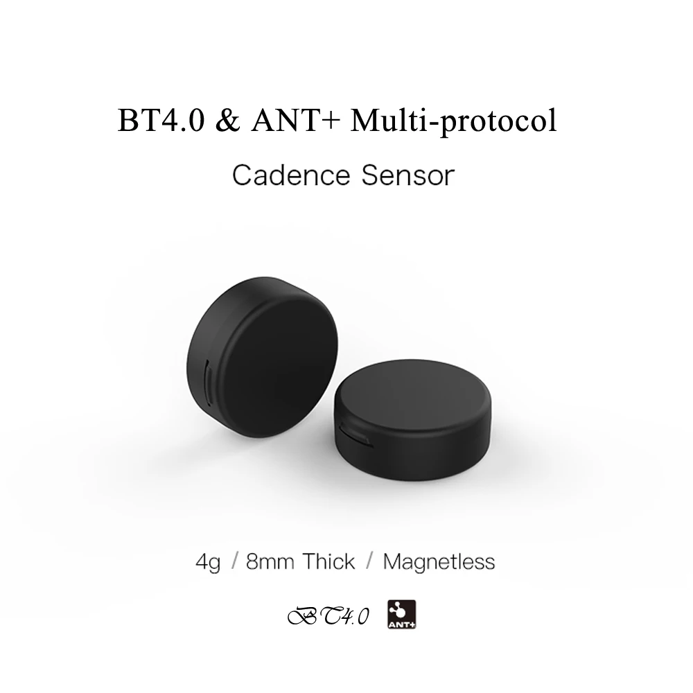 Беспроводной Bluetooth и ANT + Датчик частоты вращения педалей велосипеда CYCPLUS IPX7 4g