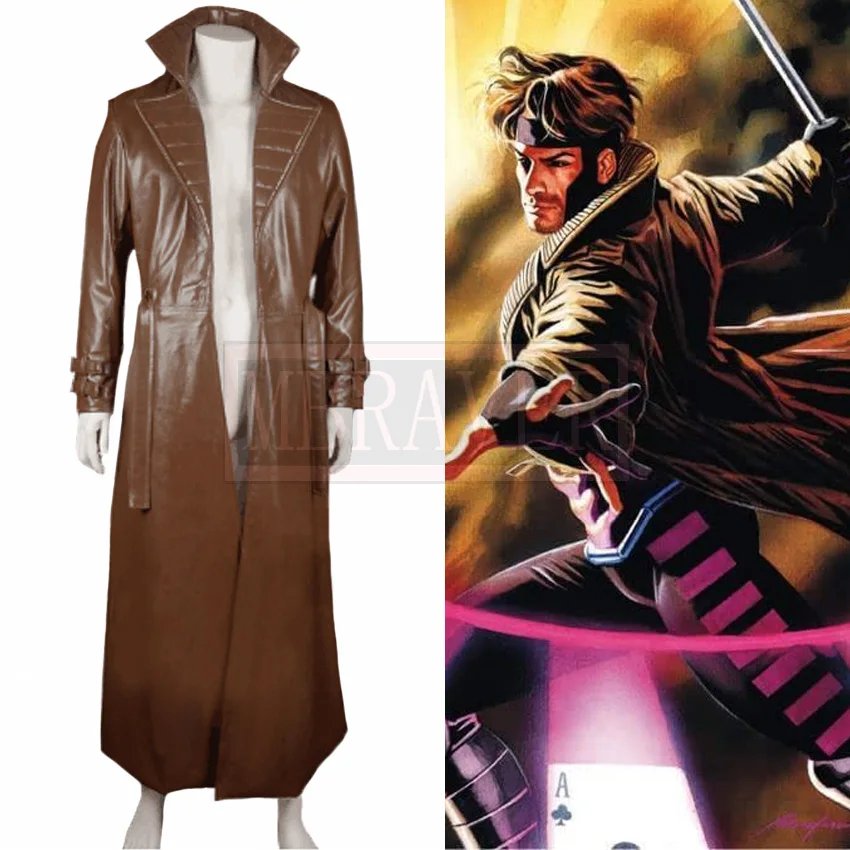Серия Gambit Remy Этьен LeBeau Косплей Хэллоуин униформа косплей костюм Индивидуальный