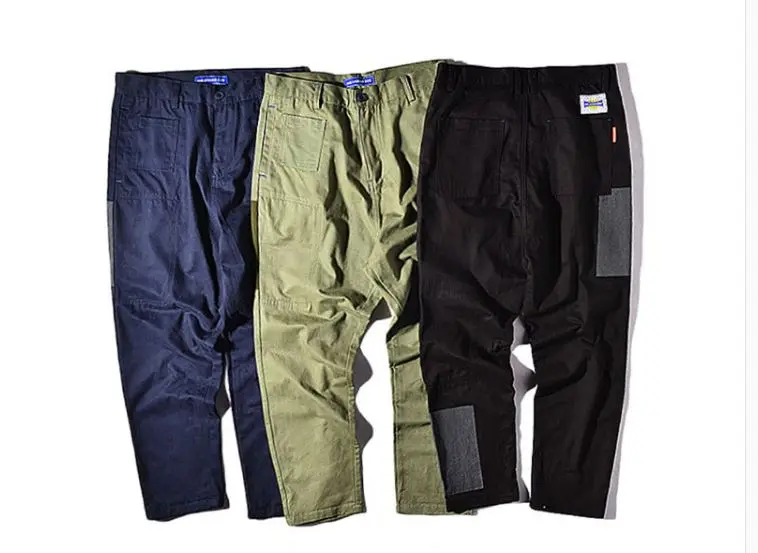 2017 весна/лето прилив бренд мужской случайные штаны тонкий девять футов |