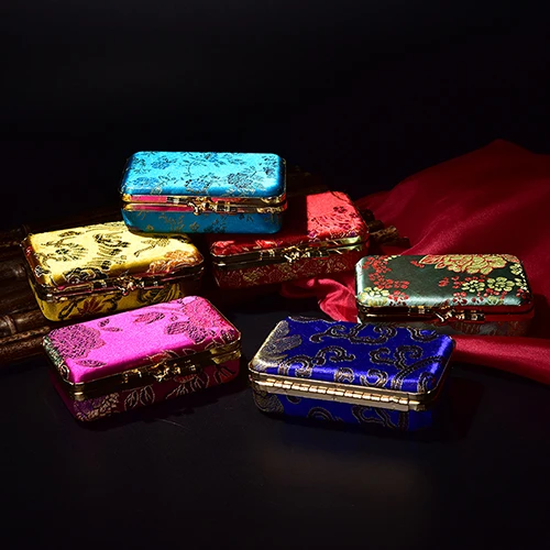 1 шт. чехол с подставкой для губной помады Сумка простой вышивкой макияжа