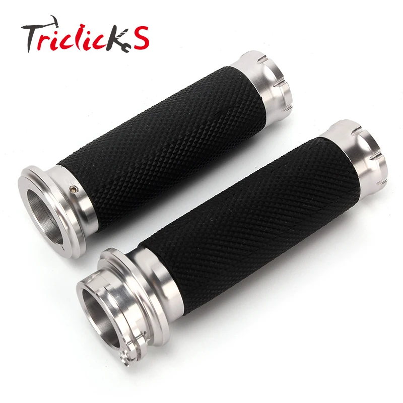 Triclicks Универсальный 25 мм CNC Руль рукоятки 1 &quotРучка Бар для BMW KTM Harley Honda Suzuki Kawasaki
