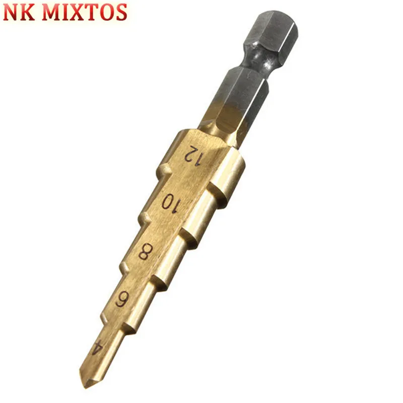 NK MIXTOS 1 шт. Нож Металлический Стальной Шаг сверло Отверстие Резак Режущий
