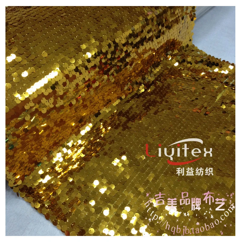 Кружевная ткань с блестками и вышивкой 9 мм|sequin lace|embroidered fabricgold net |