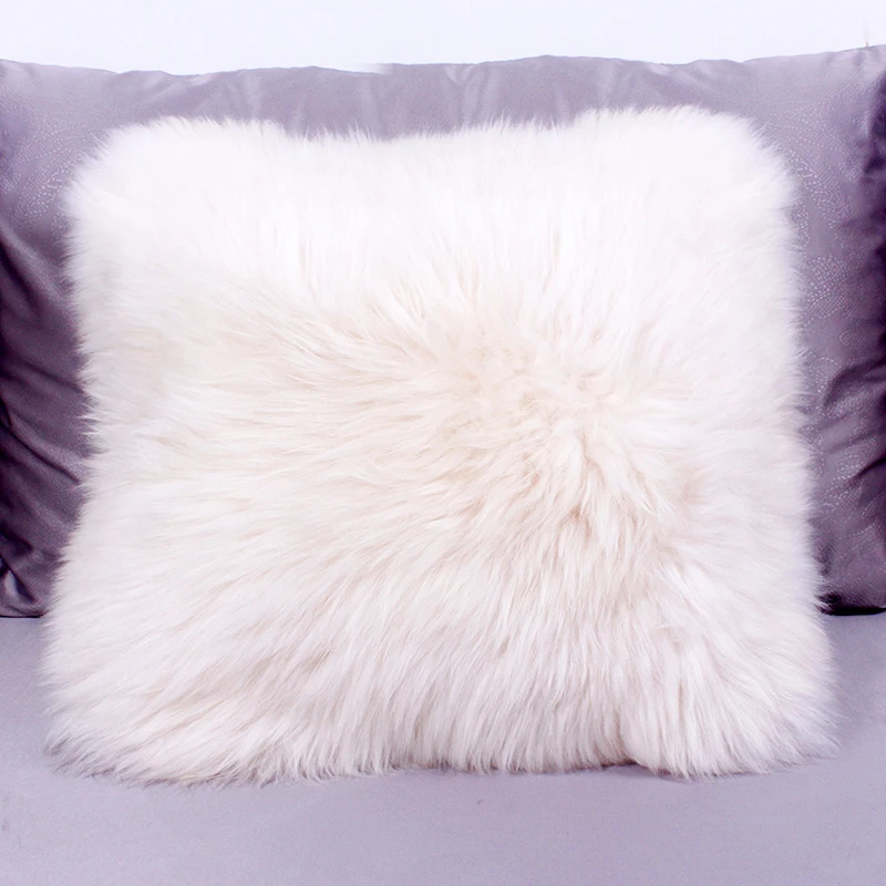 100% woor меха Подушки Детские мягкая Relax креативный подарок шерсть детские s|pillow
