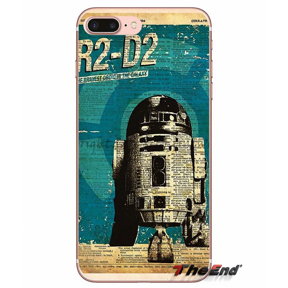 С принтом «Звездные войны» R2D2 робот сотовый Чехол для телефона чехол для huawei Honor 7X V10 6C V9 6A играть 9 Коврики 10 Pro Y7 Y5 P8 P10 Lite Plus GR5 - Цвет: images 8