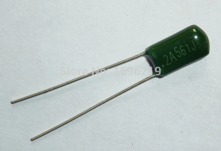 100 шт. Майларовый пленочный конденсатор в 2A561J 560pF 0.56nF 2A561 5% полиэфирный