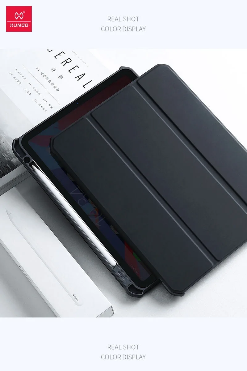 Xundd защитный чехол для iPad Pro 12,9 анти-падение Смарт Магнитный карандаш с держателем ручки ТПУ силиконовый чехол для продажи