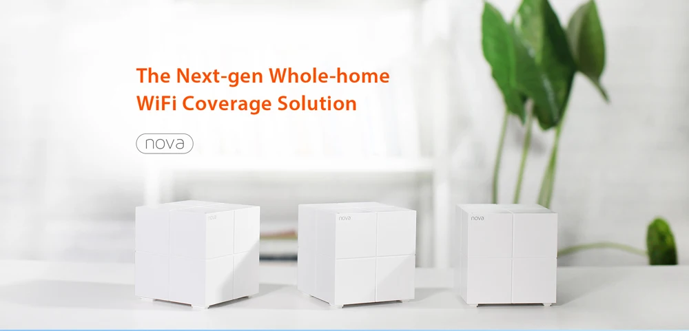 Tenda Nova MW6 весь дом сетки гигабитный Wi-Fi Системы с AC1200 2,4G/5,0 ГГц Wi-Fi Беспроводной маршрутизатор Easy комплект, приложение дистанционное управление