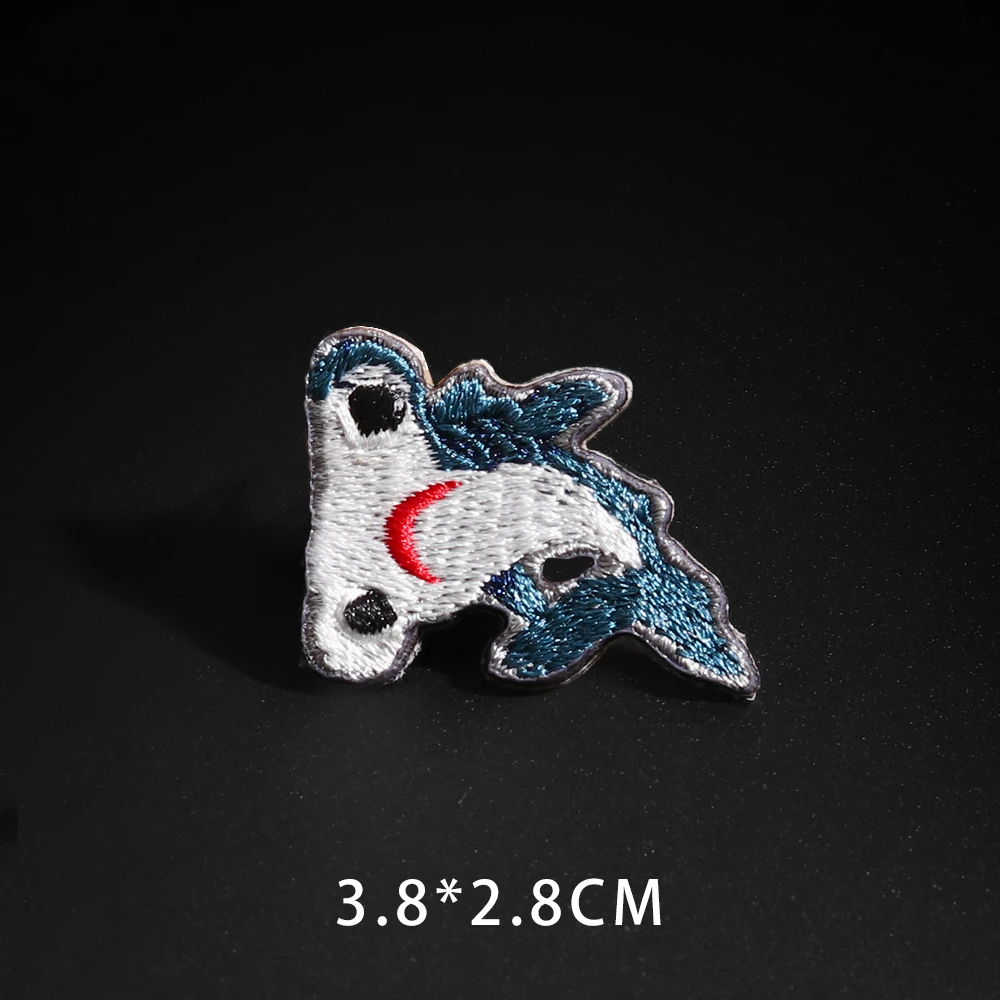 N3-BT2159 Нашивки в виде раковины, краба, черепахи для одежды, утюжок на морских животных, аппликации из ткани, 3D сделай сам, вышивка, Акула, Омар, осьминог, наклейки - Цвет: N3-BT2159