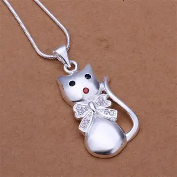 P322 fashion jewelry chains necklace 925 silver pendant /bqvakicasz | Украшения и аксессуары