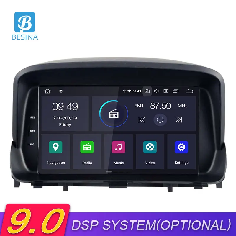 Автомобильный DVD плеер Besina Android 9 0 для OPEL MOKKA мультимедиа GPS навигация стерео 2 Din