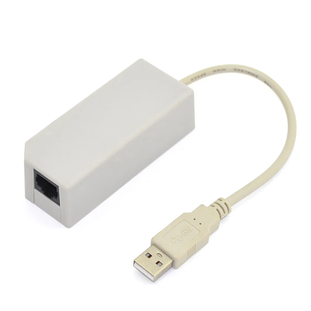 10 шт. сетевой разъем адаптера LAN USB Plug Play Интернет Ethernet кабель для W ii U PC Promotion|cable