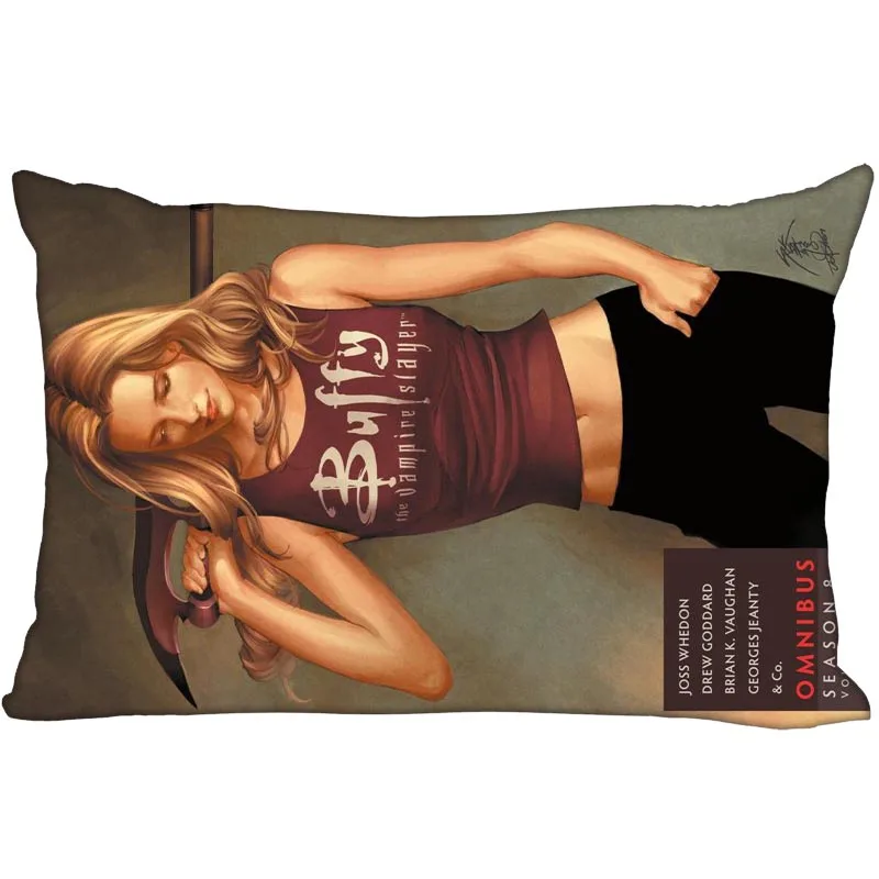 Пользовательские Buffy 35X45 см Наволочки дешевые для отдыха одна сторона печатных Забавный Винтаж Стиль Прямоугольная наволочка - Цвет: 4