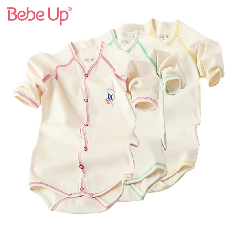 Bebe Up/Одежда для новорожденных Боди унисекс из органического хлопка маленьких