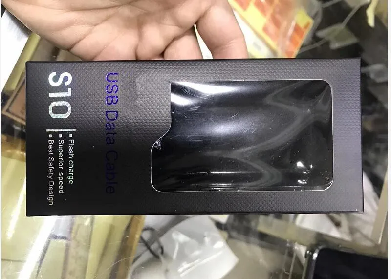 100 шт./лот,, 1 м, тип-c, USB кабель для синхронизации данных, зарядный шнур для samsung S8, S9, S10, Note 8, 9, в розницу