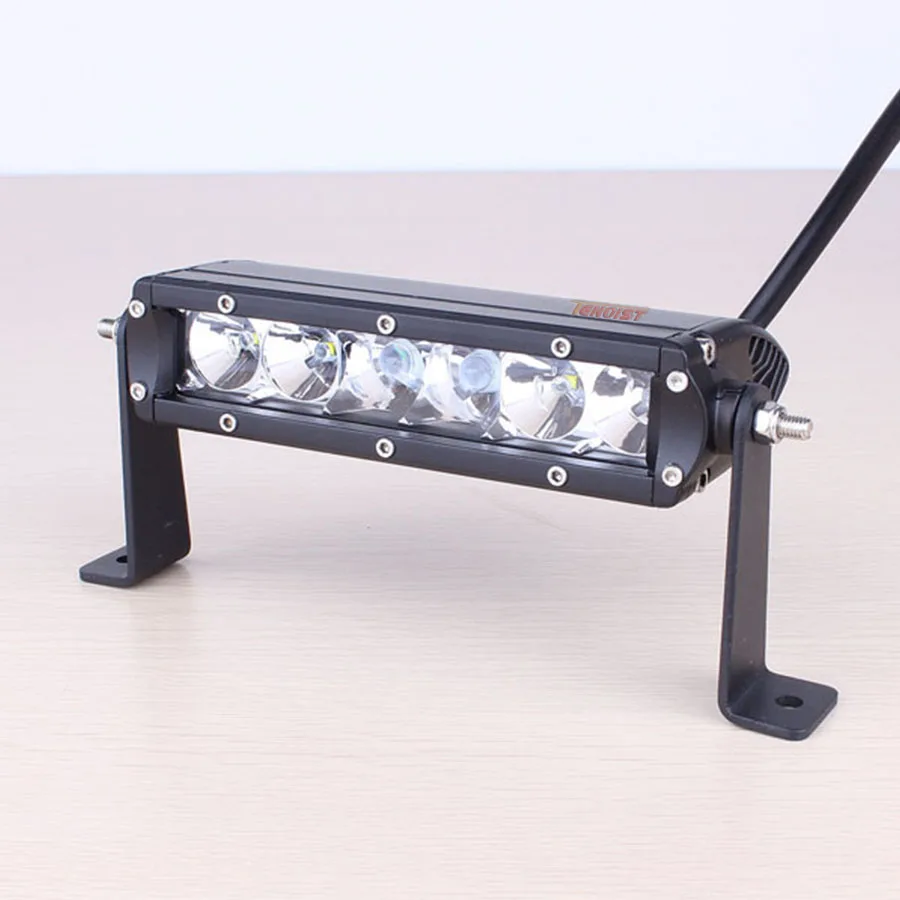 Светильник поиска 7 Дюйма однорядные 30 Вт Светодиодный светильник бар для