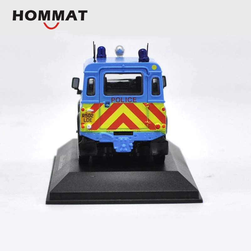 HOMMAT имитация 1:43 Defender полицейский внедорожник модель автомобиля литая