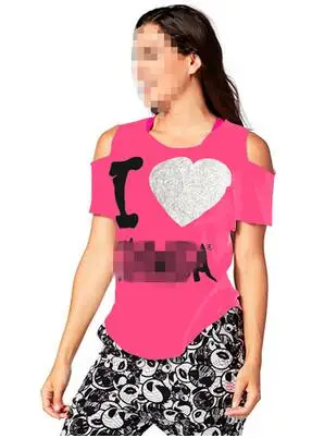 XS/размеры s и m/L/XL/XXL новинка Женская танцевальная одежда футболка черная T046 T053