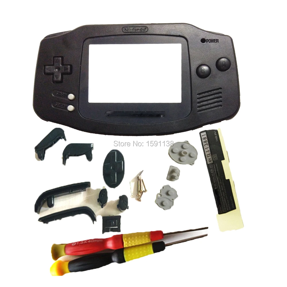 Высококачественные аксессуары запчасти корпус для GameboyAdvance сменный с логотипом