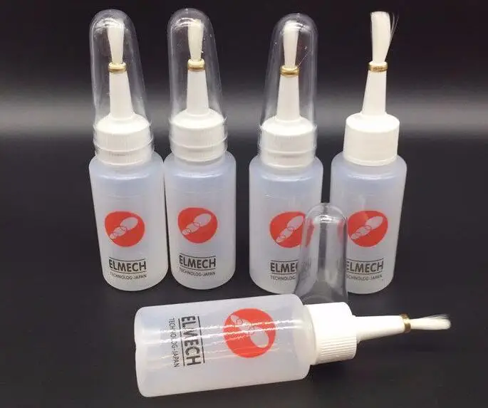 

1pcs/2pcs 50ML rosin bottles with brush glue pot rosin flux bottles of alcohol Flux Bottle