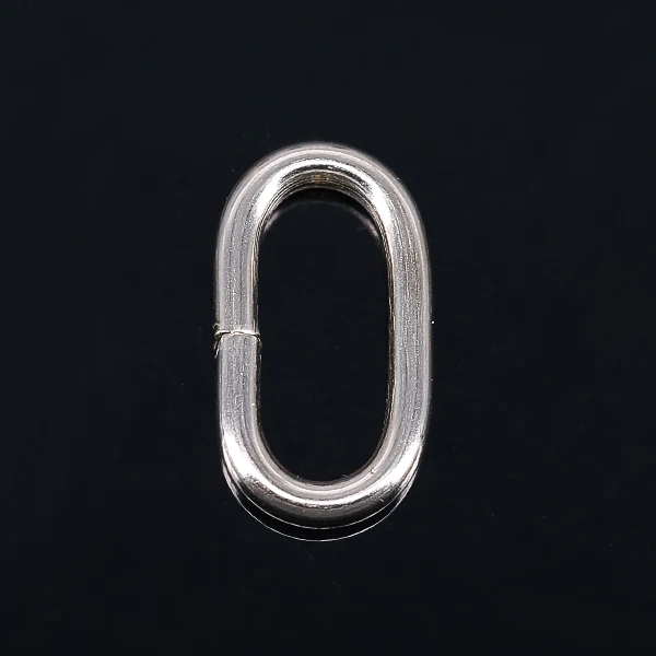 

26*14mm Silver Plated Metal Oval Belt Buckle Hooks Clips Sewing Supplies for Costumes Bags Key 100piece/K388