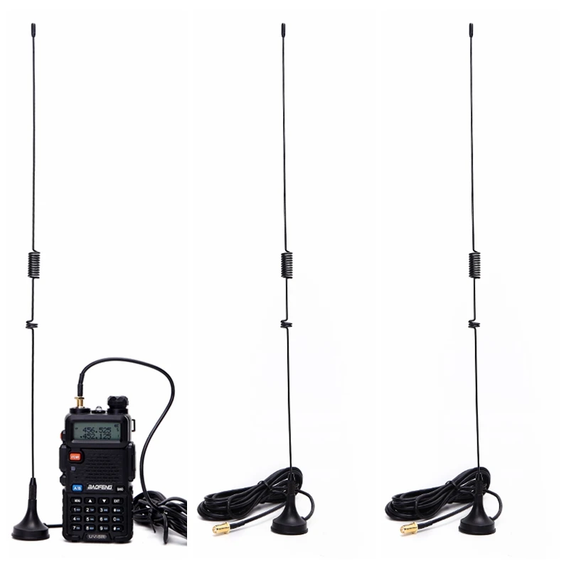 3 шт UT 108UV антенна 136 ~ 174 MHz/400 520MHz Двухдиапазонная UHF/VHF автомобильная для