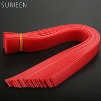 surieen 10ps 0 7mm thickness slingshots flat rubber band hunting slingshot replacement elastic part fitness bungee catapult 25cm