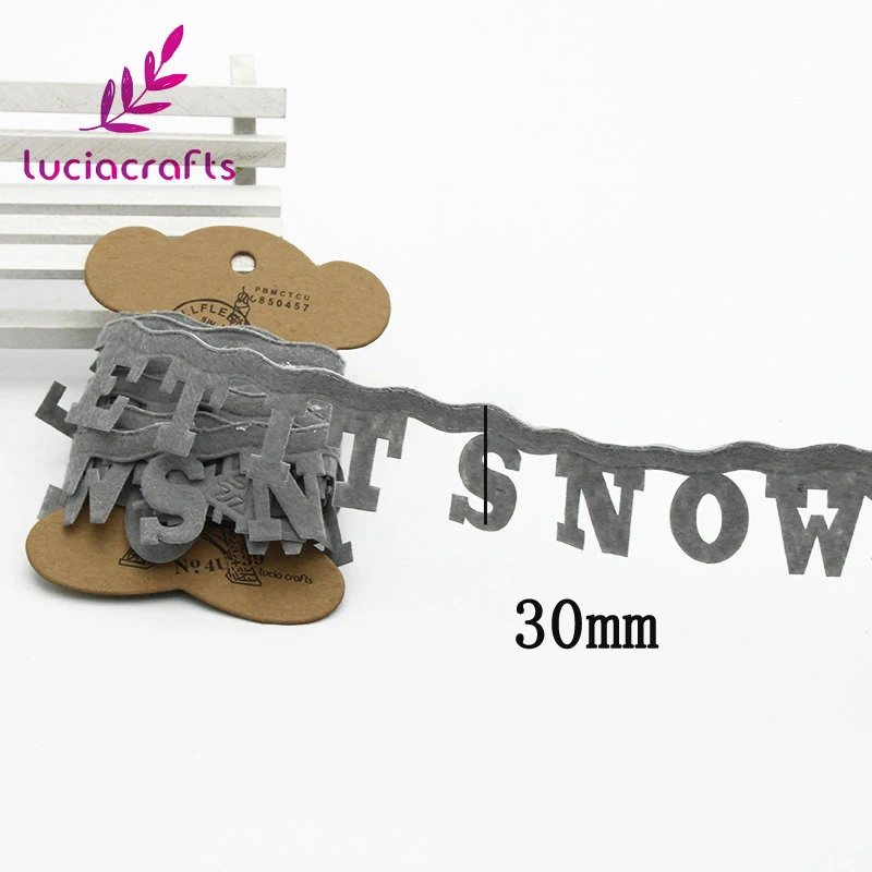 Распродажа! Lucia crafts, 2 ярда, много вариантов, ручная работа, кружевная лента, самоклеющиеся, рождественские, вечерние, рождественские украшения, аксессуары Q0804