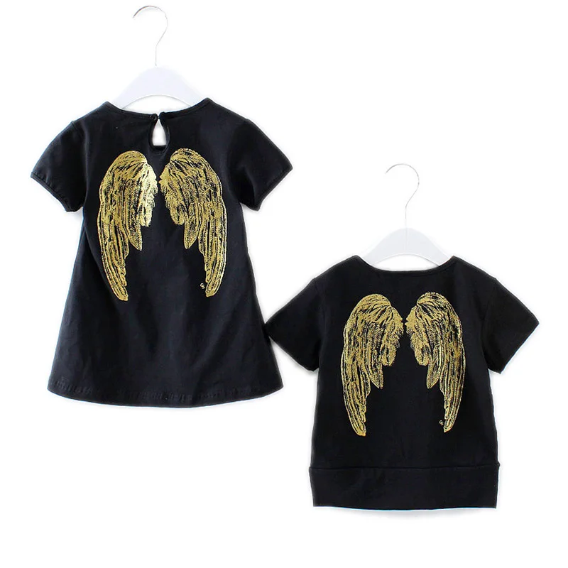 Летняя футболка для мальчиков и девочек детская летняя одежда с принтом