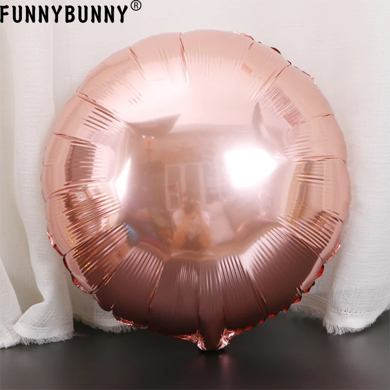 FUNNYBUNNY 18 дюймов любовь розовое золото Розовое Золото Алюминиевая Пленка