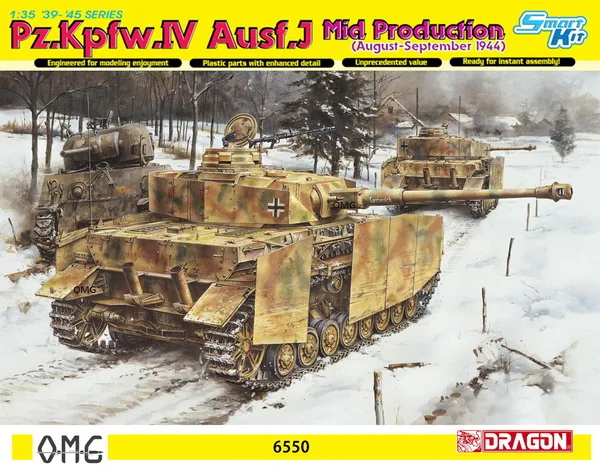 [Дракон] Dra 6556 1:35 Pz.Kpfw. Характеристическая вязкость полимера Ausf.J Mid