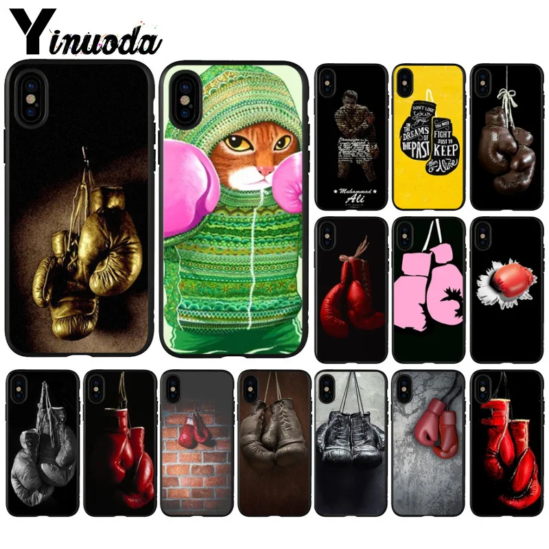 Yinuoda боксерские перчатки клиент высокое качество чехол для телефона Apple iPhone 8 7 6 6S