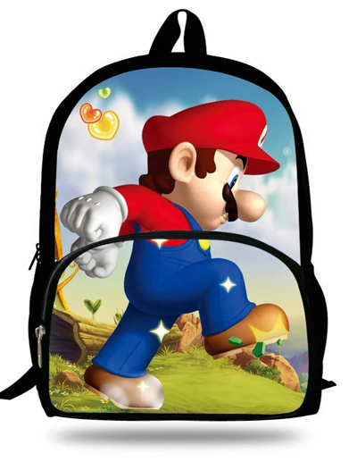 ME3 Аниме 16 дюймов Mochila супер рюкзак Марио Дети для подростков мультфильм девочка сумки детские школьные сумки Супер Марио принт От 7 до 13 лет - Цвет: ME3