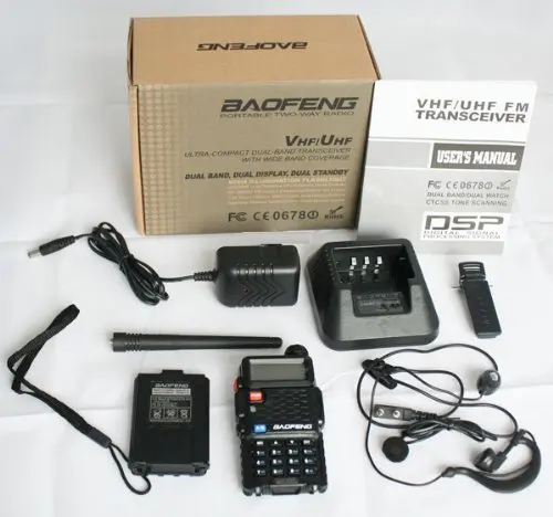 Портативная рация Baofeng BF F8 + Walkie Talkie 5W 128CH UHF VHF Band Dual Frequency|baofeng bf-f8|walkie talkie 5wwalkie |