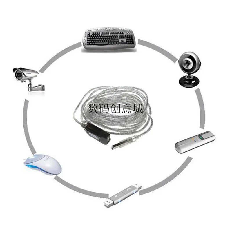 5 м USB2.0 Активное удлинение Усилитель сигнала ретрансляторы Соединительный