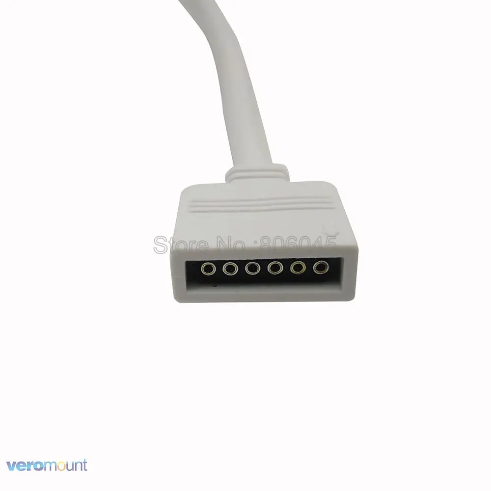 10 шт. 12 мм 6 PIN Светодиодная лента разъем с кабельной лентой для контроллера RGB CCT не