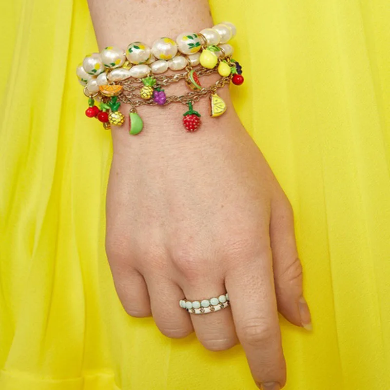Женский браслет из искусственного жемчуга в богемном стиле очаровательный
